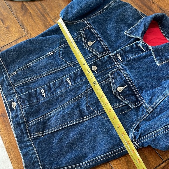 J Galt blue denim quilted jean jacket Tokio Japan size small - Picture 11 of 16